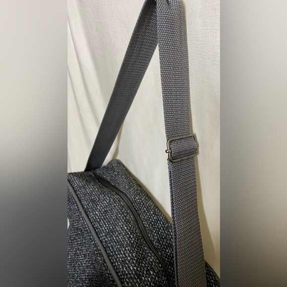 Unisex Vintage Oscar De La Renta Tweed Weekender Travel Bag - Picture 6 of 10